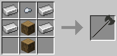 A crafting grid showing the recipe for Greataxe